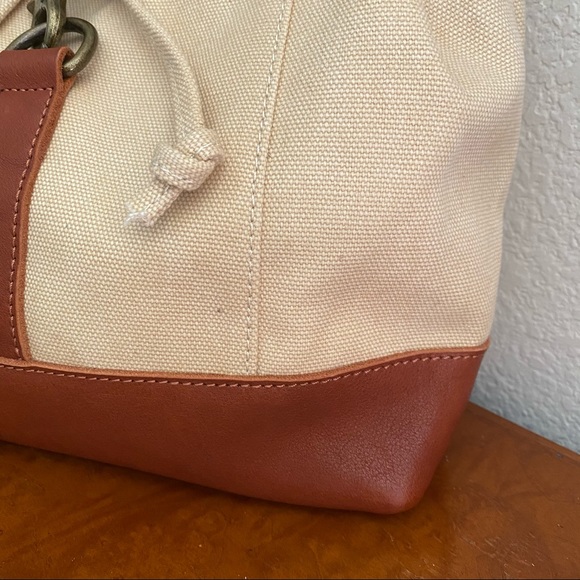 Unisoul Timeless Classic Leather + Canvas Backpack main image 5